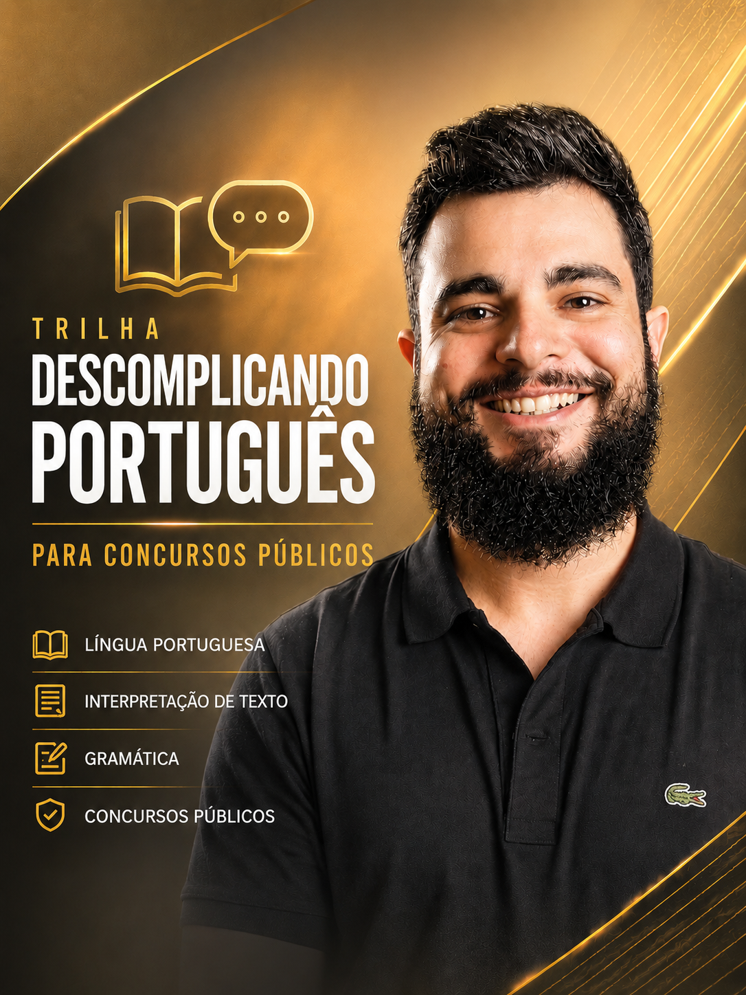 Capa da Trilha Descomplicando Português